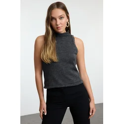Trendyol Milla ženska bluza TWOAW25BZ00002, Antracit-Siva