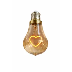 Rustik sijalica Heart, 2700 K