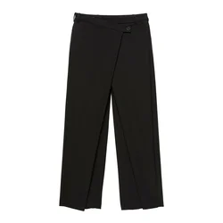 Pull&Bear Hlače črna