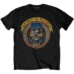 Guns N Roses Majica Skull Circle Unisex Black S