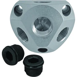 Granit 1/2 aluminijasta vtičnica za distribucijo zraka