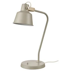 SJÖMAKT Lampa za radni sto, bež/jasen