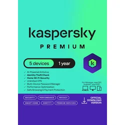 Kaspersky Premium (1 Year / 5 Devices) Key EUROPE