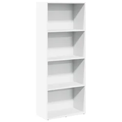 Regal za knjige bijeli 60x30x152 cm od konstruiranog drva