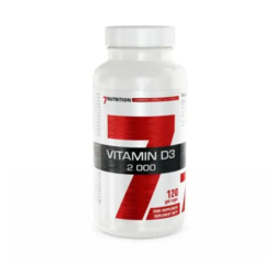 7 Nutrition Vitamin D, 2000mg, 120 gel kapsula