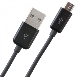 Standard Micro USB kabel za telefon črne barve
