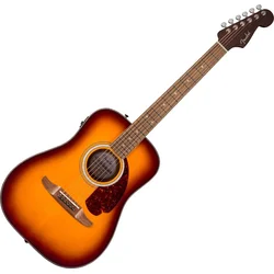 Fender California Deluxe Redondo Jr. E WN Honey Sunburst Elektroakustična dreadnought