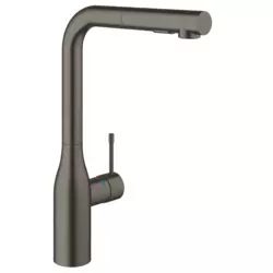 GROHE izvlečna enoročna kuhinjska armatura Essence - brushed hard graphite (30270AL0)