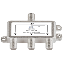 ZED ELECTRONIC Antenski razdelnik FR3, 1 ulaz - 3 izlaza, 5-2400MHz