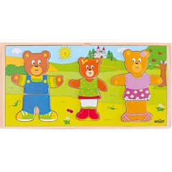 Woody Dressing Bear Family
