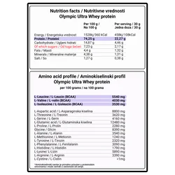 Olympic Ultra Whey protein 840g Vanila, Vanila, Malina Čiz-kejk, 3 komada