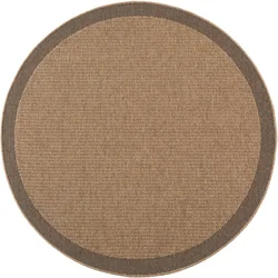 Rjava okrogla notranja in zunanja preproga o 160 cm Timber 1402 – Ayyildiz Carpets