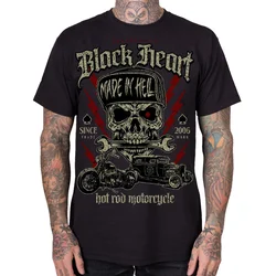 Hardcore majica moška - RANDAL - BLACK HEART - 21257