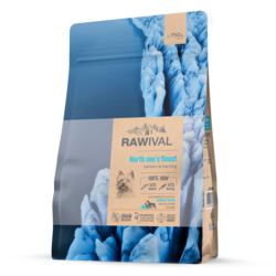 RAWIVAL Suva hrana za odrasle pse patuljastih i malih rasa sa lososom i haringom 0.75 kg