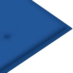 Klupa Batavia s kraljevskoplavim jastukom 150 cm od tikovine