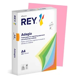 Papir Copy Rey Adagio A4 80g pk500 (Pastelno roze)