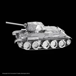 Kovinska Zemlja 3D sestavljanka: Tank T-34