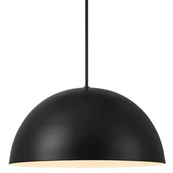 Nordlux - Luster na sajli ELLEN 1xE27/40W/230V crna