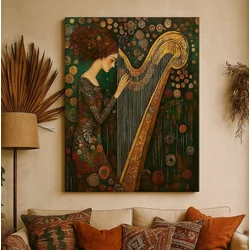 Wallity Dekorativna slika na platnu, 70x100cm, Šarena