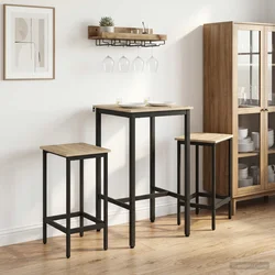 vidaXL Barski stol 2 pcs Sonoma hrast 40 x 32 x 74 cm Inženirski les