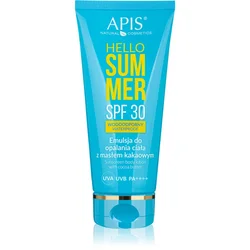 HELLO SUMMER - Losion za Telo za Sunčanje sa Zaštitnim Faktorom SPF 30 i Kakao Puterom 200ml | APIS COSMETICS | Kozmo