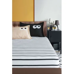 Lessentiel Maison Komplet posteljine Funny, 160x220 cm, Crno-beli