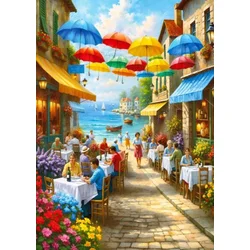 Cherry Pazzi - Puzzle Ulica dežnikov - 1 000 kosov