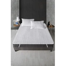 Aberto Design Zaštitni prekrivač za bračni krevet Alez, 150x200cm, Beli