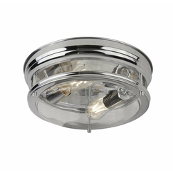 Searchlight 5182CC - Plafonska svetiljka EDINBURGH I 2xE27/40W/230V hrom