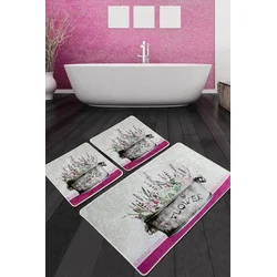 Wallity Set 3 prostirke za kupatilo Šareni
