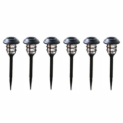Solarna lampa za dvorište, 6 komada, 43.5cm
