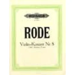 RODE : note KONZERT NR.8,E-MOLL ,VIOLIN&KLAVIER