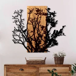 Wallity Zidna dekoracija About Dry Grasses, 68cmx58cmx3cm, Hrast