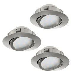 Eglo 95853 - KOMPLET 3x ugradnih LED svetala PINEDA LED/4,9W/230V