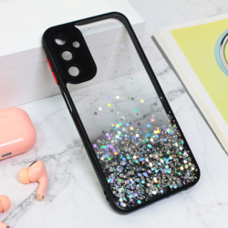 Torbica Frame Glitter za Samsung A245F Galaxy A24 4G crna