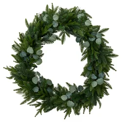 VINTERFINT Veštački venac, unutra/spolja zelena, 90 cm