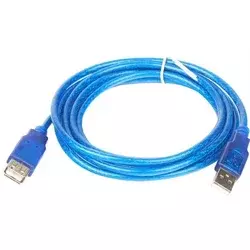 Stars Solutions Produžni kabl USB-A na USB-B, M/F, 3m, Plavi