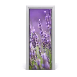 tulup.si Nalepka na vratih Polja sivke 95x205 cm