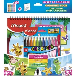 Maped bojanka sa flomasterim Jungle 1/12 M845432