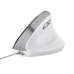 Trust Miš Bayo II Ergonomic, 800-2400DPI, Beli