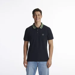 Sergio Tacchini Muška majica kratakih rukava Polo Stripe, Teget
