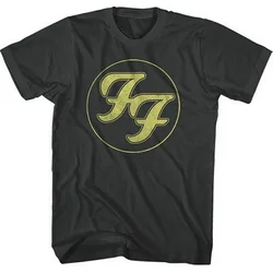 Foo Fighters Distressed FF Logo Black L Majica