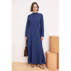 Trendyol Modest Ženska haljina Tctss26Eb00116, Tamnoplava