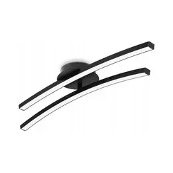LED stropno svetlo 2xLED/6W/230V 3000K crno