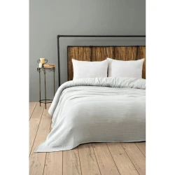 Lessentiel Maison Prekrivač Muslin, 220x250, Svetlosivi
