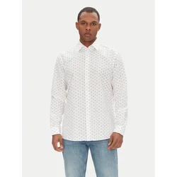 HUGO Srajca Valerio 50539802 Bela Modern Fit