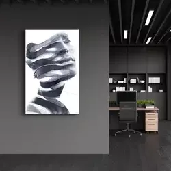 Wallity Dekorativna slika na kaljenom staklu, 46x72cm, Šarena