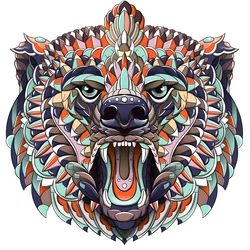 Drvene puzzle - Bear / L KP21932