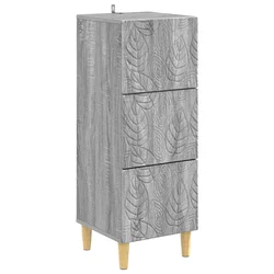 Ormar s ladicama Siva Sonoma 33 x 34,5 x 90 cm
