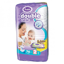 VIOLETA pelene DC AIR DRY MINI 2 jumbo + gratis baby maramice 100147